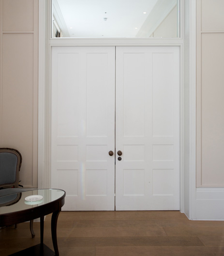 White doors